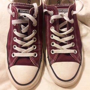 Converse All Star Ox Unisex Burgundy Shoes
